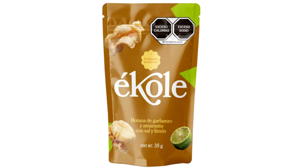 Chicharrones de Garbanzo y Amaranto con sal y limón