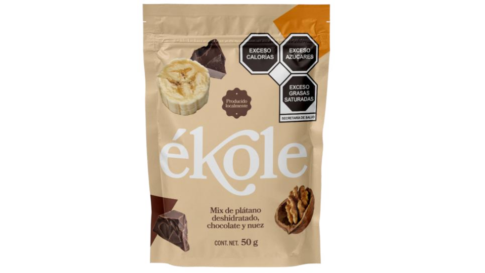 Mix de plátano, chocolate y nuez